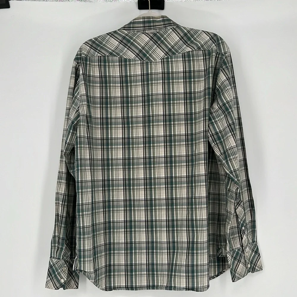 BANANA REPUBLIC PLAID COTTON‎ SHIRT